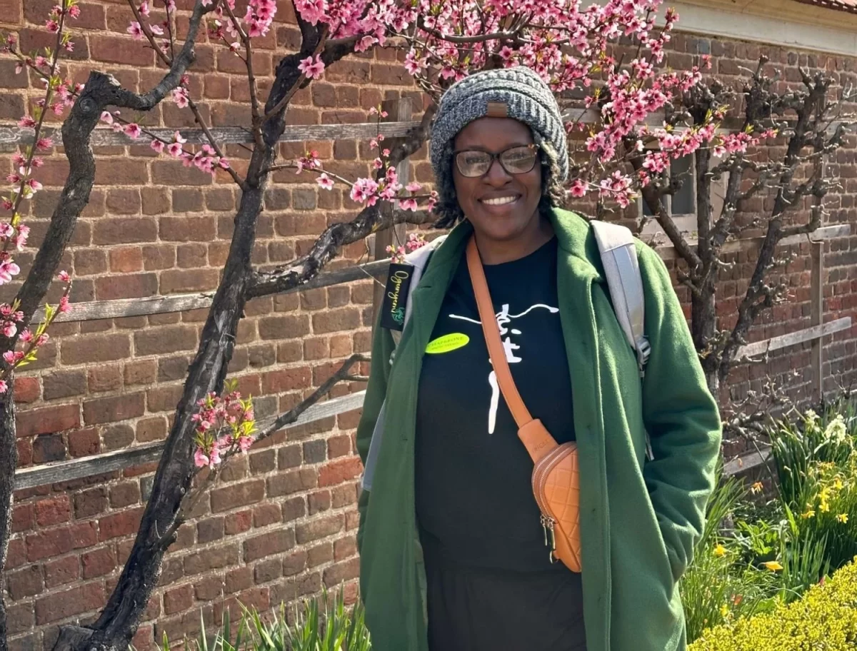 Mount Vernon and Cherry Blossoms