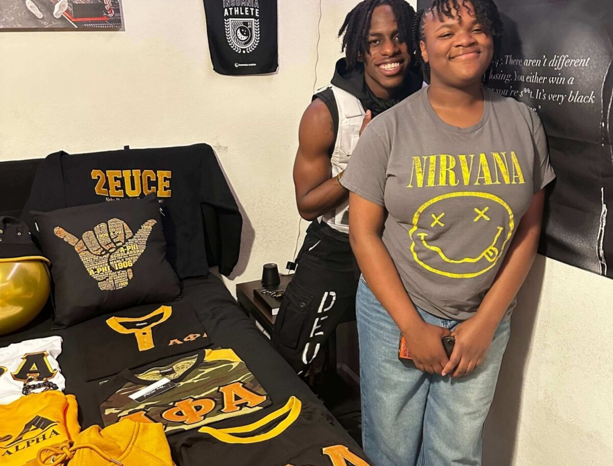a sister with her Alpha Phi Alpha brother