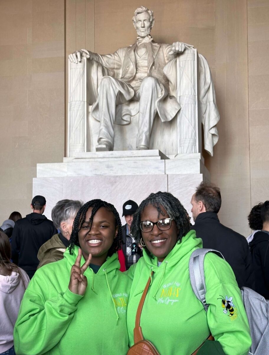 mother and daughter in Washington, D.C.