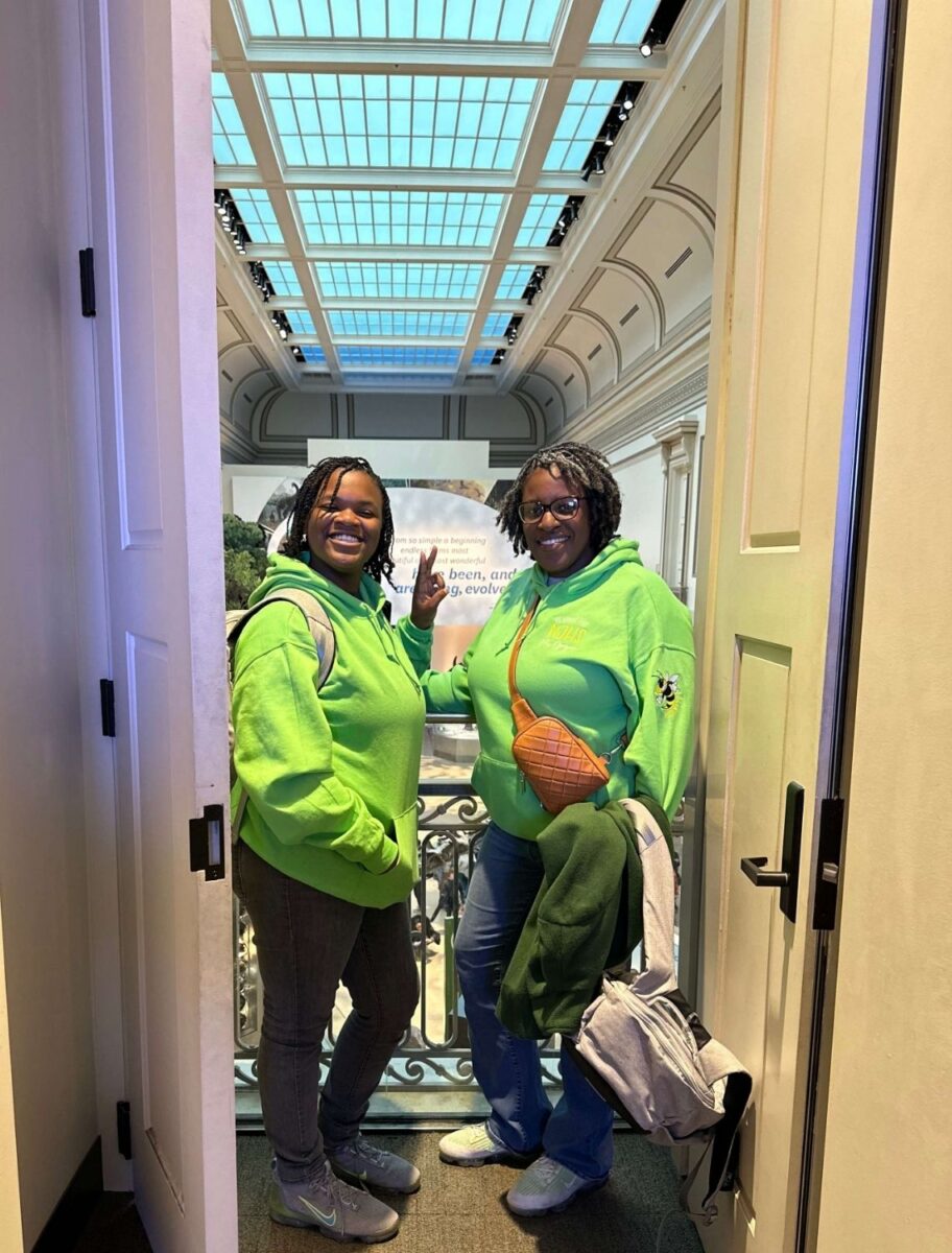 mother and daughter in Washington, D.C.
