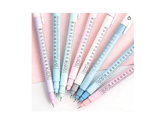 Colored Fineliner Pens
